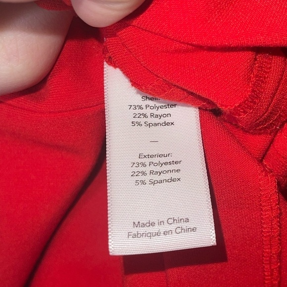 NWT LIKELY x REVOLVE Red Strapless Ruffle Driggs Midi Cocktail Dress 0 valentine - Picture 8 of 10